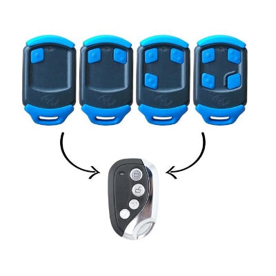 Centsys Centurion NOVA Blue Gate Garage Remote Control