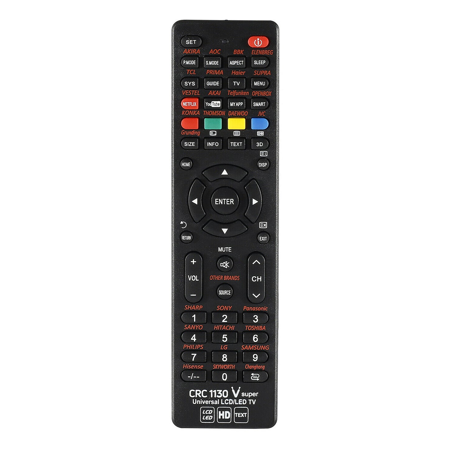 Universal TV Remote Control LCD LED For Sony Samsung Panasonic LG TCL Soniq